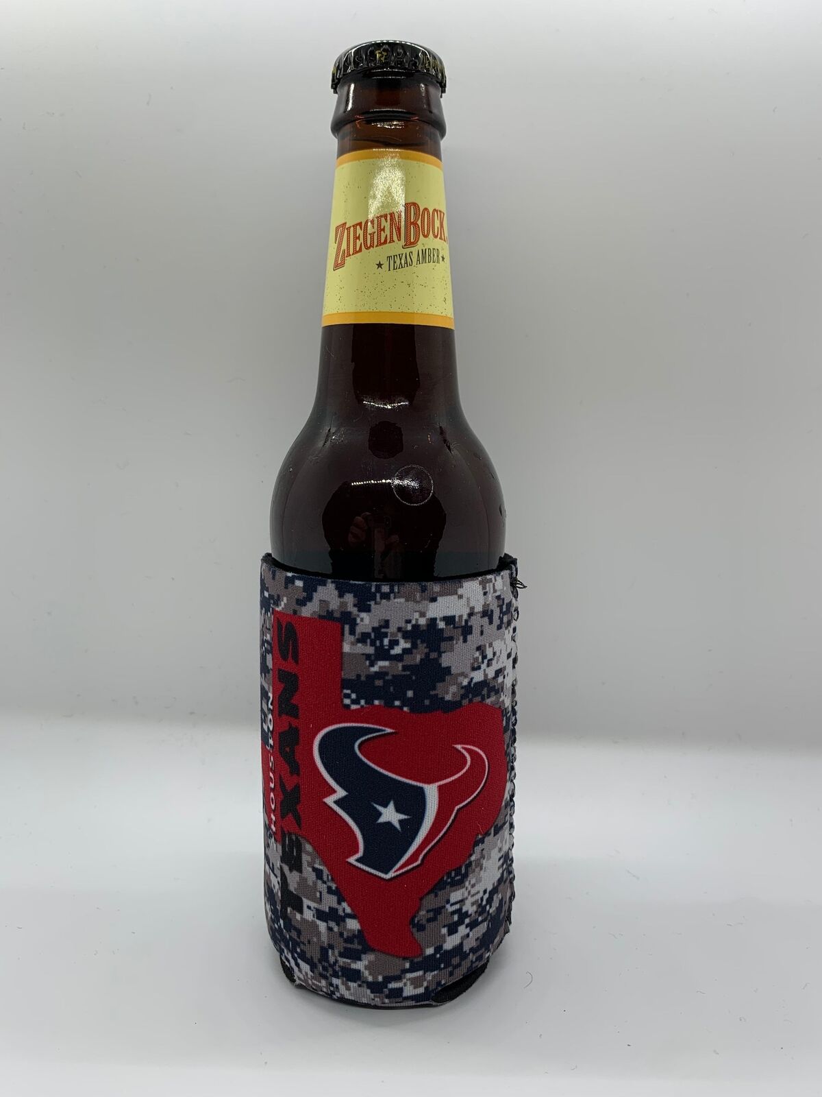 Set of 2  Houston Texans Insulated Can&Bottle Koozies