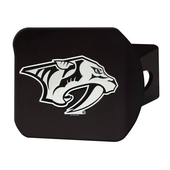 NHL Hitch Covers - Heavy Duty Black - 3.4" x 4" - PICK YOUR TEAM