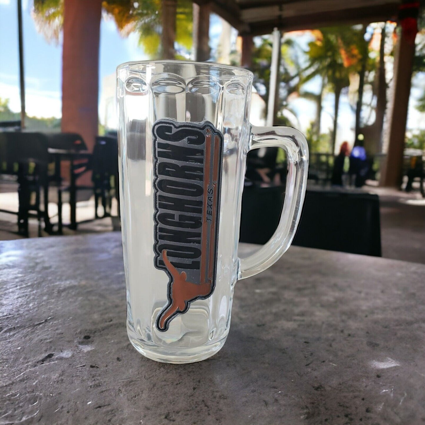 22oz Texas Longhorns Glass Beer Mugs