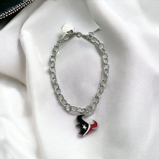 Houston Texans Bracelets - Stainless Steel & Nickel Free