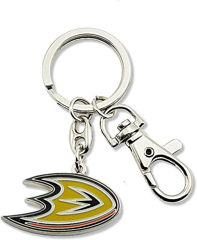 Anaheim Ducks Heavyweight Metal Keychain Keyrings