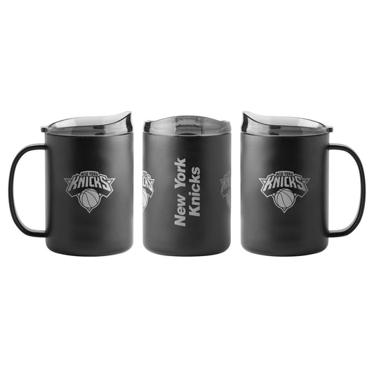 New York Knicks 15oz. Powder Coated Mug  Insulated  %100 Stainless Steel  Hot&Co