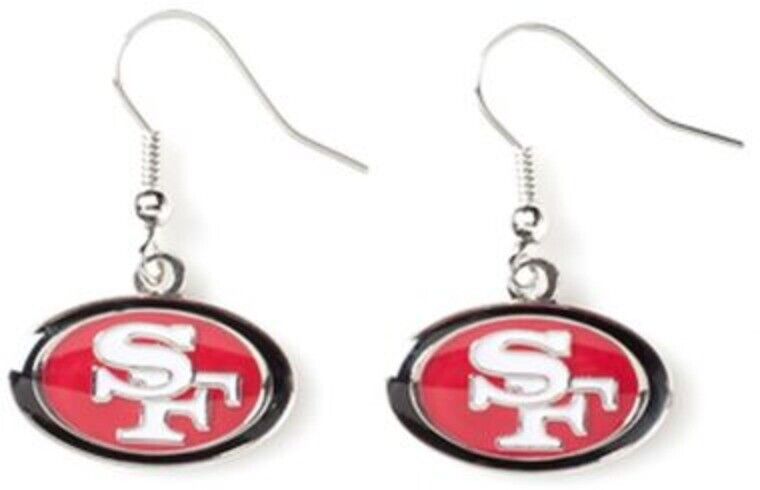 NFL Licensed Logo Dangler Earrings - Pick Your Team