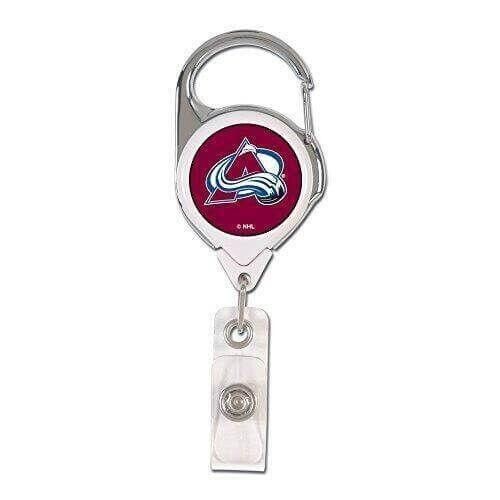 Colorado Avalanche 24 inch Heavy Duty Retractable Nylon Cord Carabiner Clip