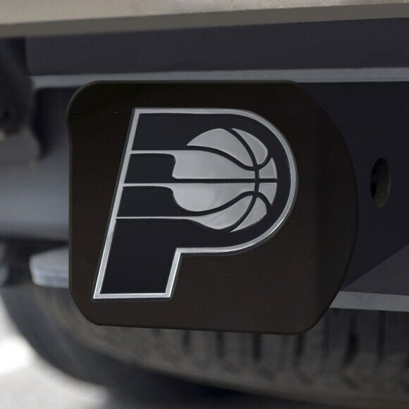 Indiana Pacers Hitch Cover - Heavy Duty Black - 3.4" x 4"