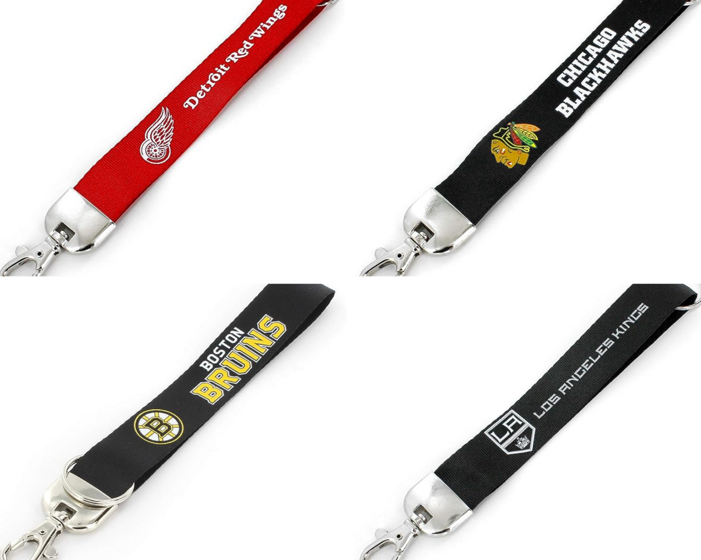 NHL Wristlet Lanyard Keychains - Pick Your Team