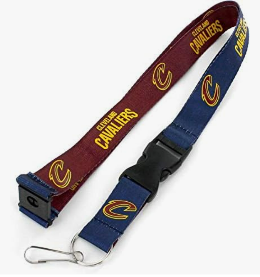 CLEVELAND CAVALIERS REVERSIBLE LANYARD