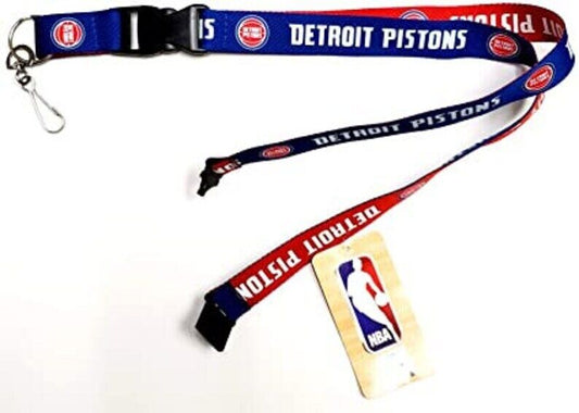 Detroit Pistons Lanyard Keychains  Pick Your Design