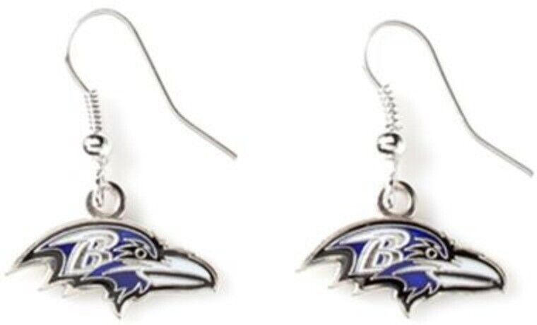 Baltimore Ravens Dangler Earrings