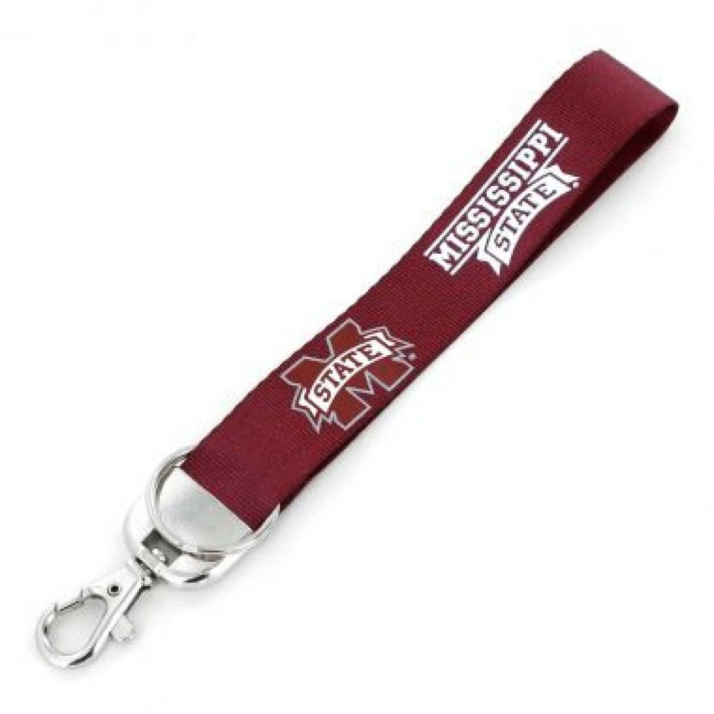 MISSISSIPPI STATE BULLDOGS DELUXE WRISTLET KEYCHAIN