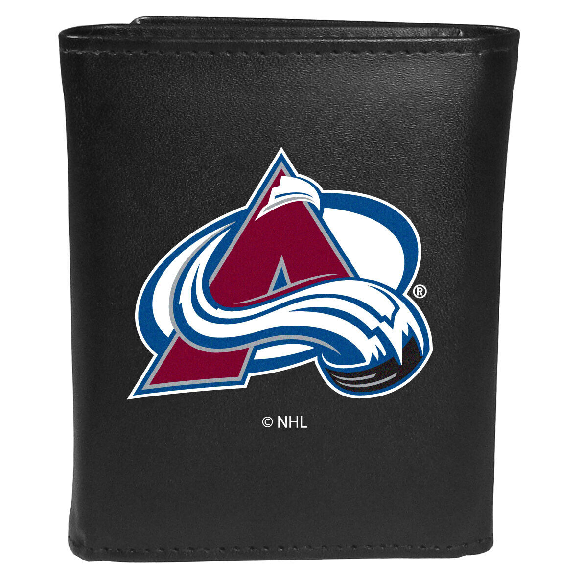 Colorado Avalanche Leather Tri-fold Wallet, Large Logo