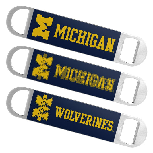 Michigan Wolverines Lenticular Hologram Bottle Opener  7"