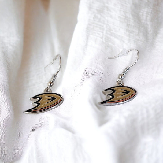 Anaheim Ducks Dangler Earrings