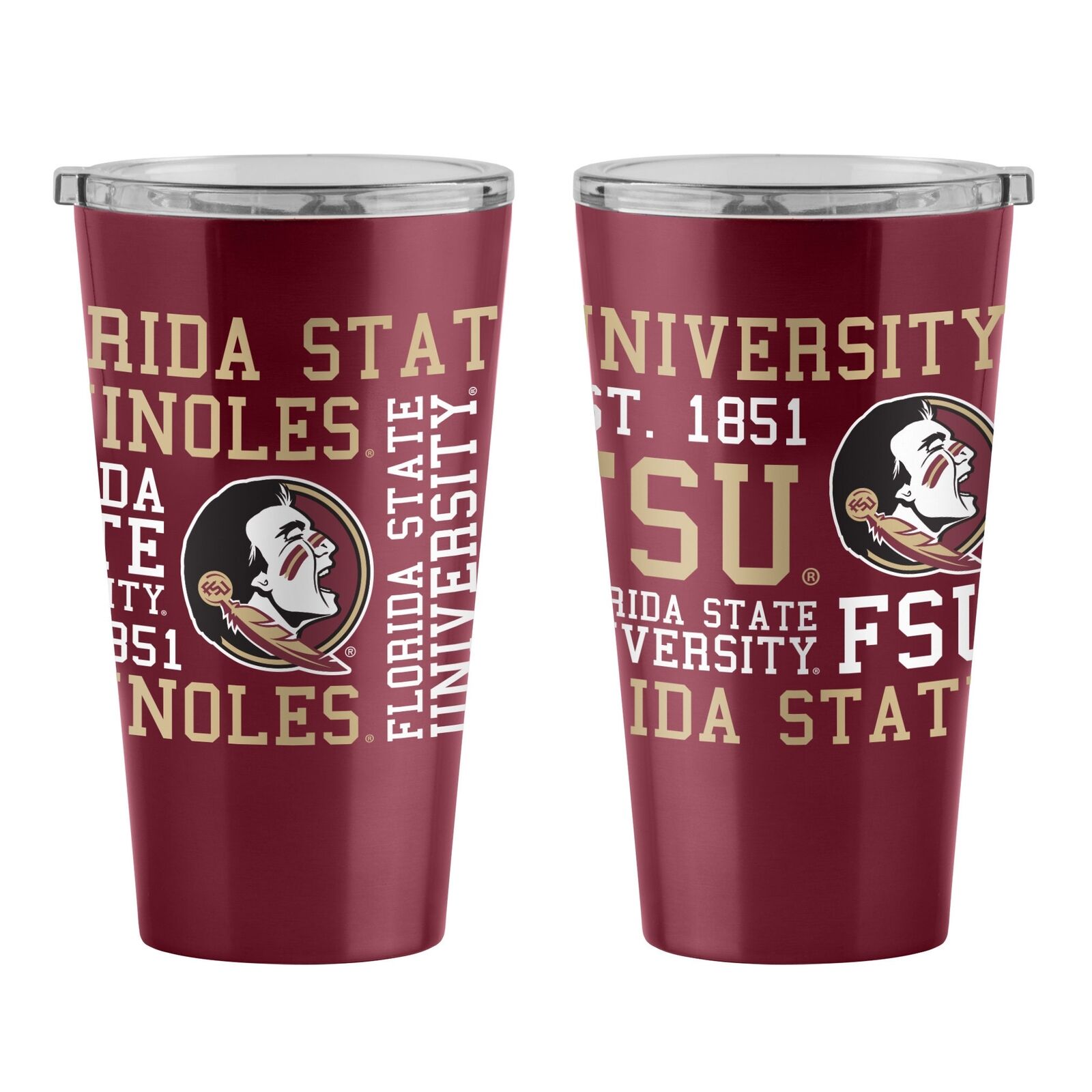 Florida State Seminoles 16oz. Spirit Ultra Pint Cup  Insulated  Stainless Steel