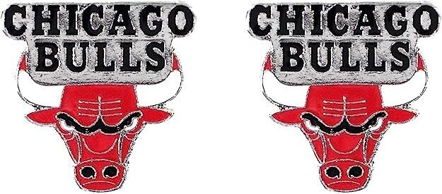 Chicago Bulls Team Post Earrings