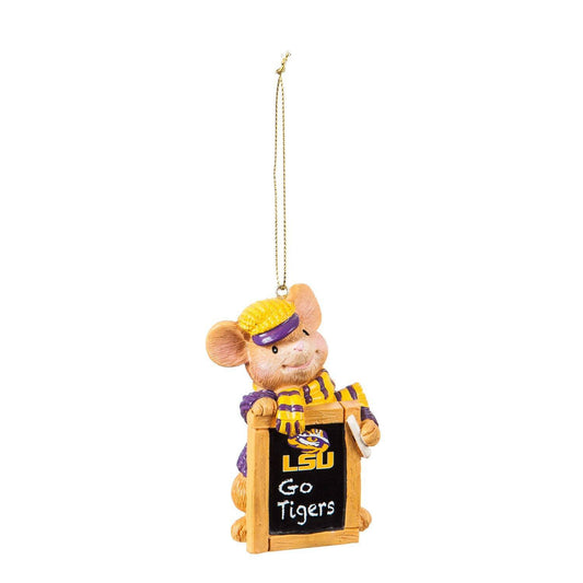 LSU Tigers Holiday Mouse Ornament Officially Licensed Decorative Ornament