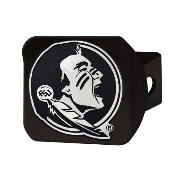 Florida State Seminoles Hitch Cover - Heavy Duty Black - 3.4" x 4"