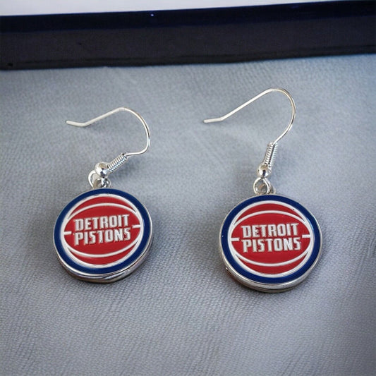 Detroit Pistons Dangler Earrings