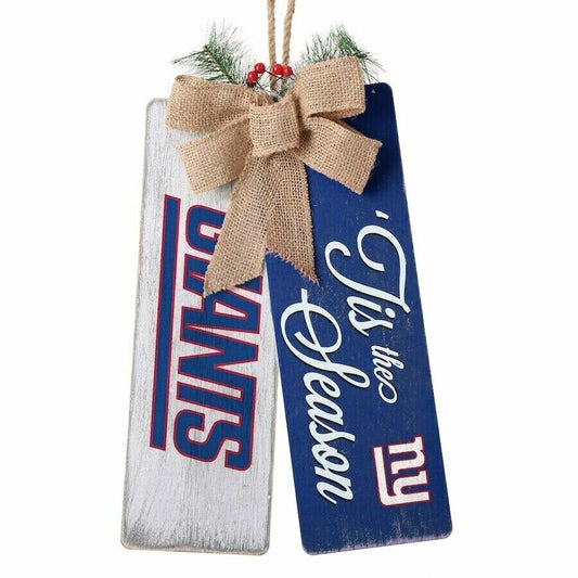 New York Giants Wood Door Tags