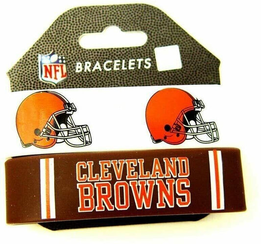 Cleveland Browns 2-pc Bracelets    Bold Graphics