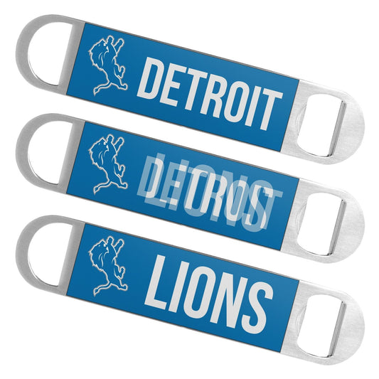 Detroit Lions Lenticular Hologram Bottle Opener  7"