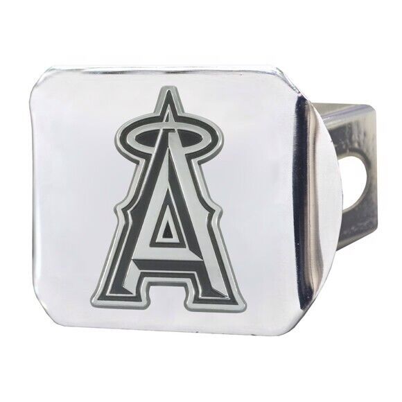 Los Angeles Angels Hitch Cover - Heavy Duty Chrome  - 3.4" x 4"