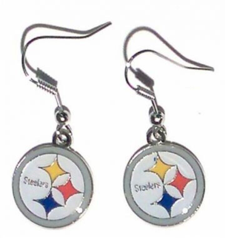 NFL Licensed Logo Dangler Earrings - Pick Your Team