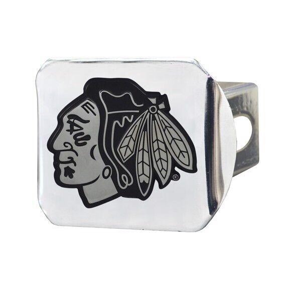 NHL Hitch Covers - Heavy Duty Chrome - 3.4" x 4" - PICK YOUR TEAM