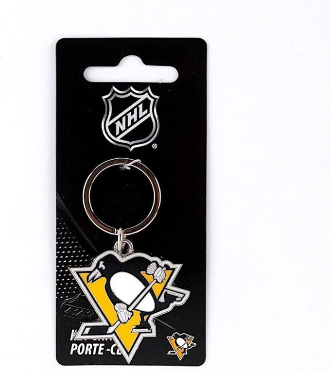 Pittsburgh Penguins Heavyweight Metal Keychain Keyrings