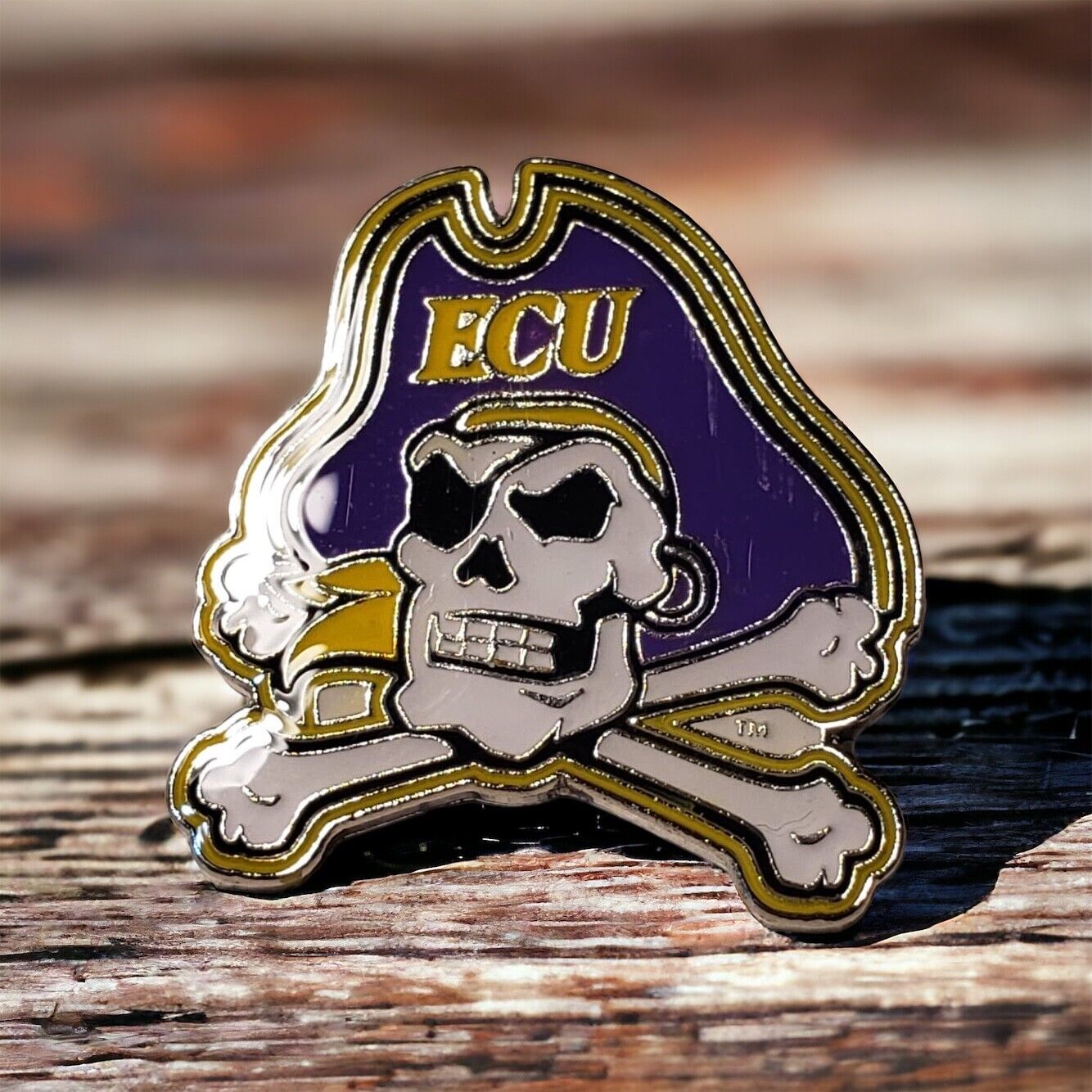 EAST CAROLINA PIRATES LOGO PIN