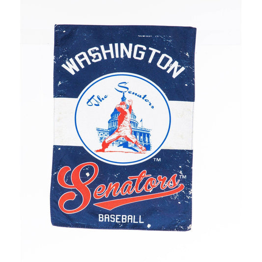 Washington Nationals Double Sided Suede Team Flags 28"X44"  Vintage Look