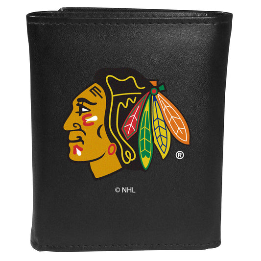 Chicago Blackhawks Tri-fold Wallet, Large Logo