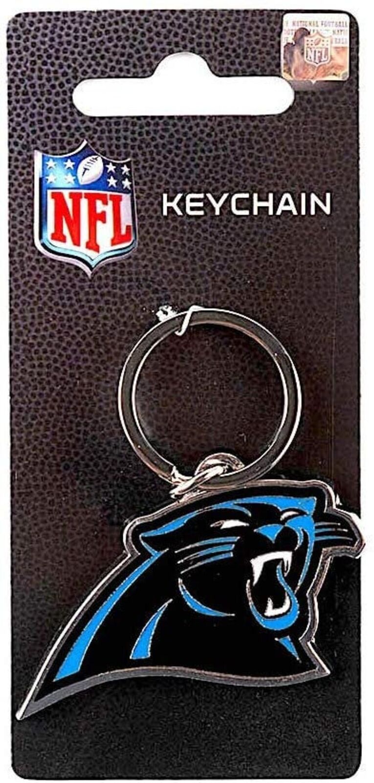 Carolina Panthers Heavyweight Metal Keychain Keyrings