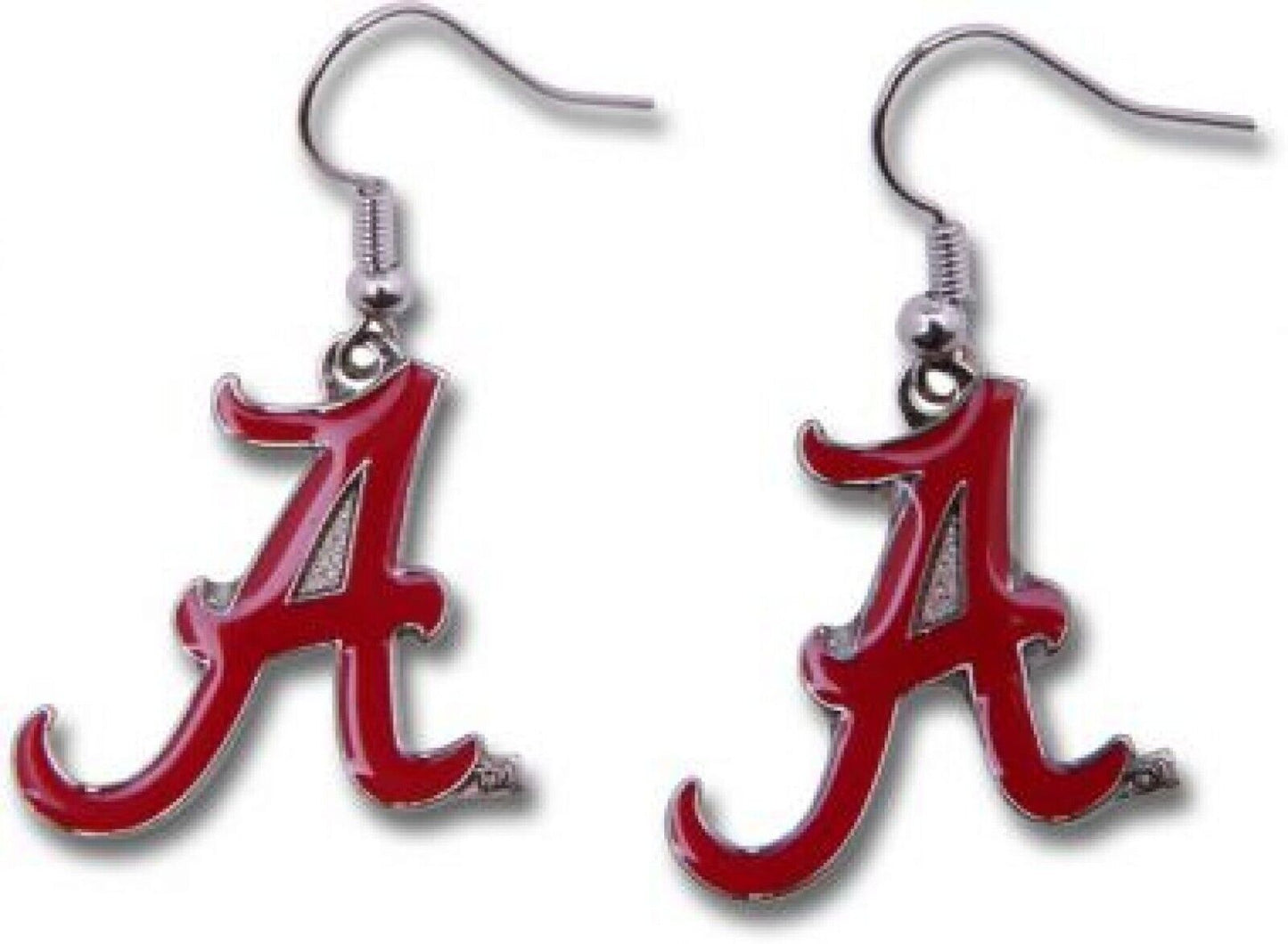 Alabama Crimson Tide Logo Dangler Earrings