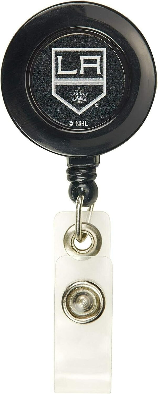 Los Angeles Kings 24 inch Heavy Duty Retractable Nylon Cord Carabiner Clip