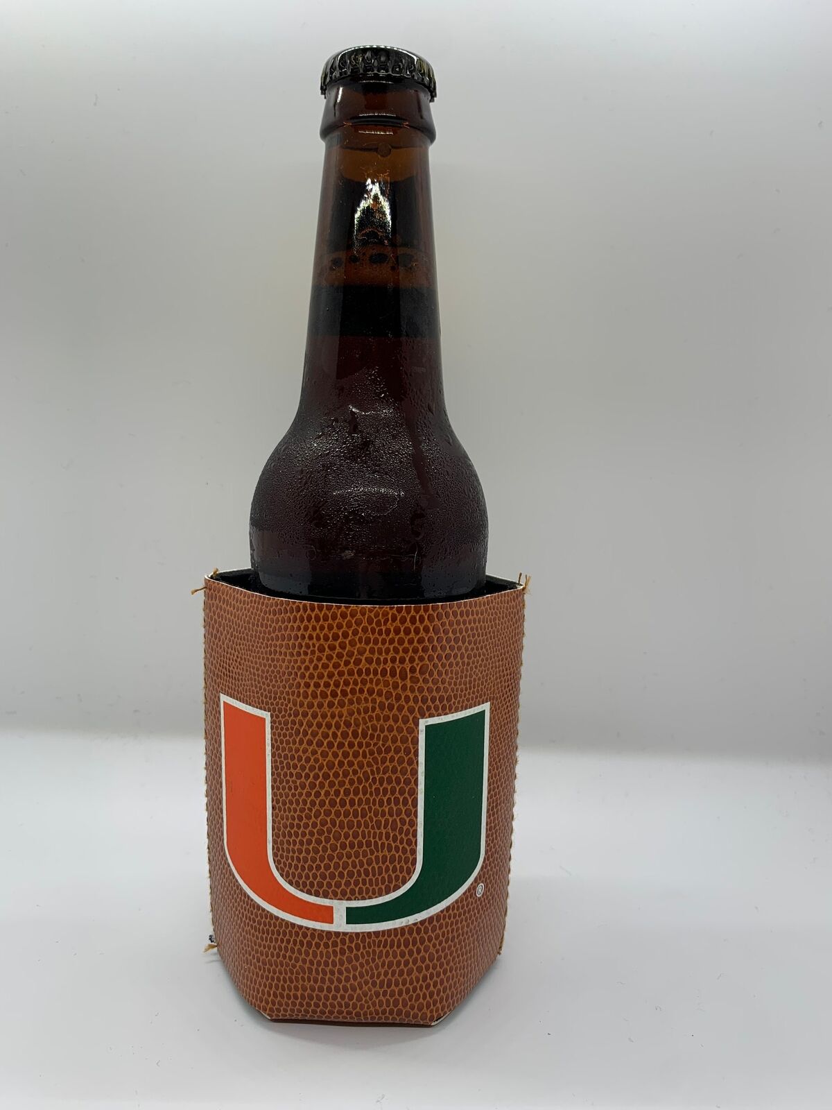 Set of 2  Miami Hurricanes Insulated Can&Bottle Koozies