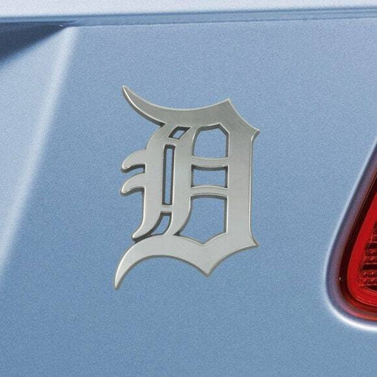 DETROIT TIGERS - CHROME AUTO EMBLEM - 3" X 3"