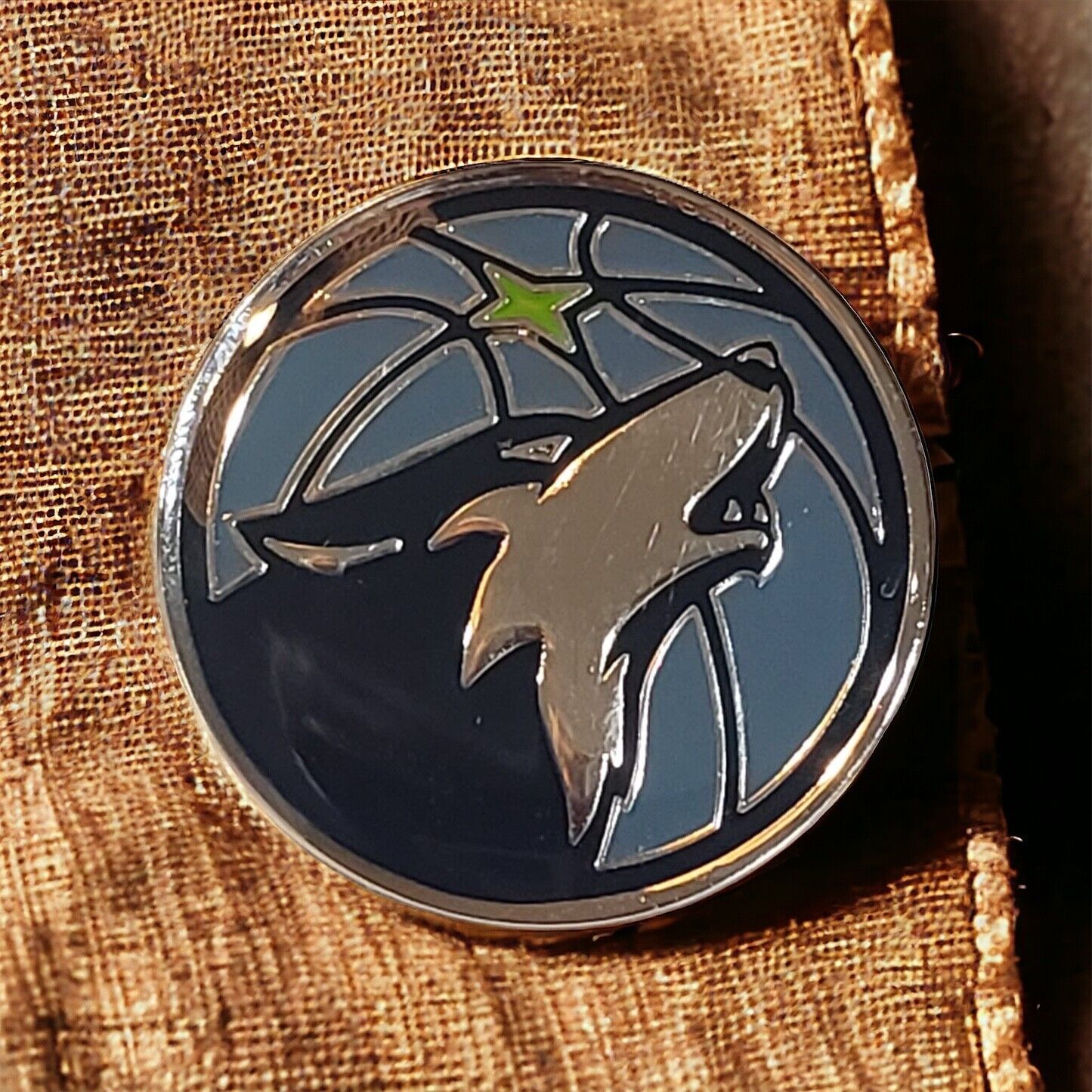 Minnesota Timberwolves Logo Pin