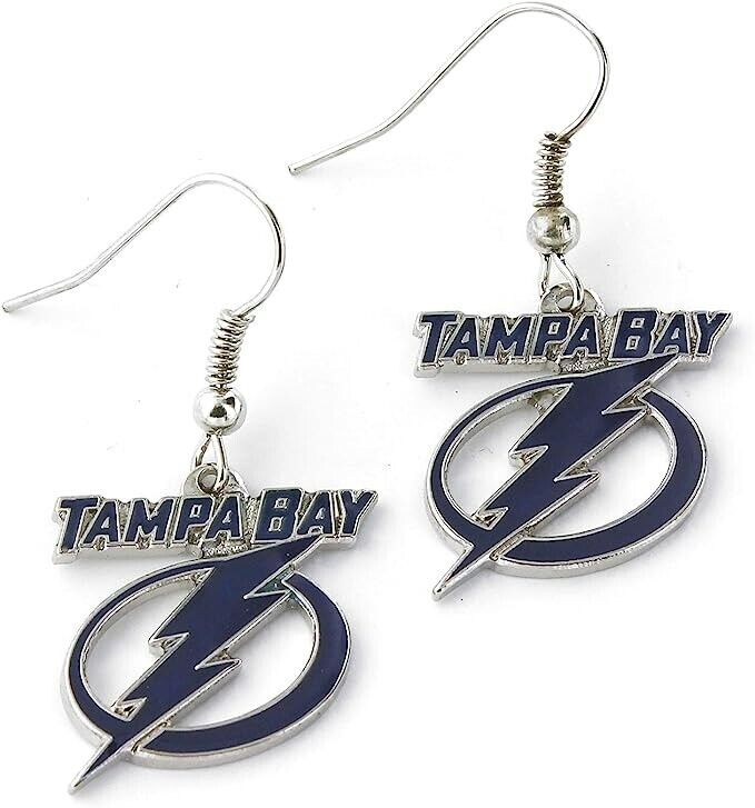 Tampa Bay Lightning Dangler Earrings