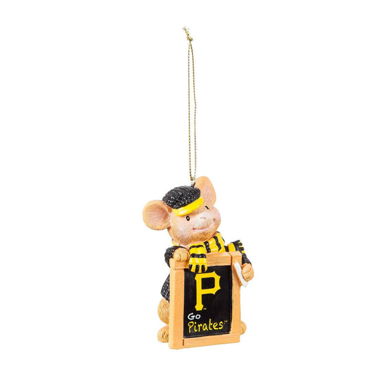 Pittsburgh Pirates Holiday Mouse Ornament Officially Licensed Decorative 