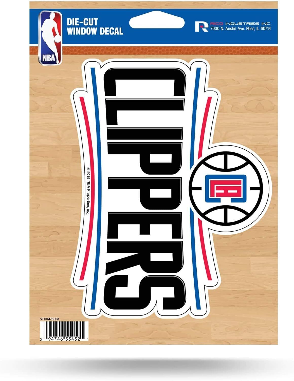 Los Angeles Clippers Vinyl Logo Auto Decal NBA Licensed