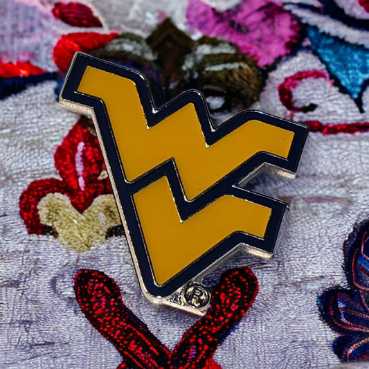 West Virginia Mountaineers Logo Pin