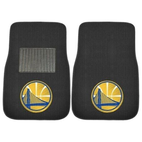 NBA  Golden State Warriors Embroidered Car Mat Set 17"x25.5"  2 Piece