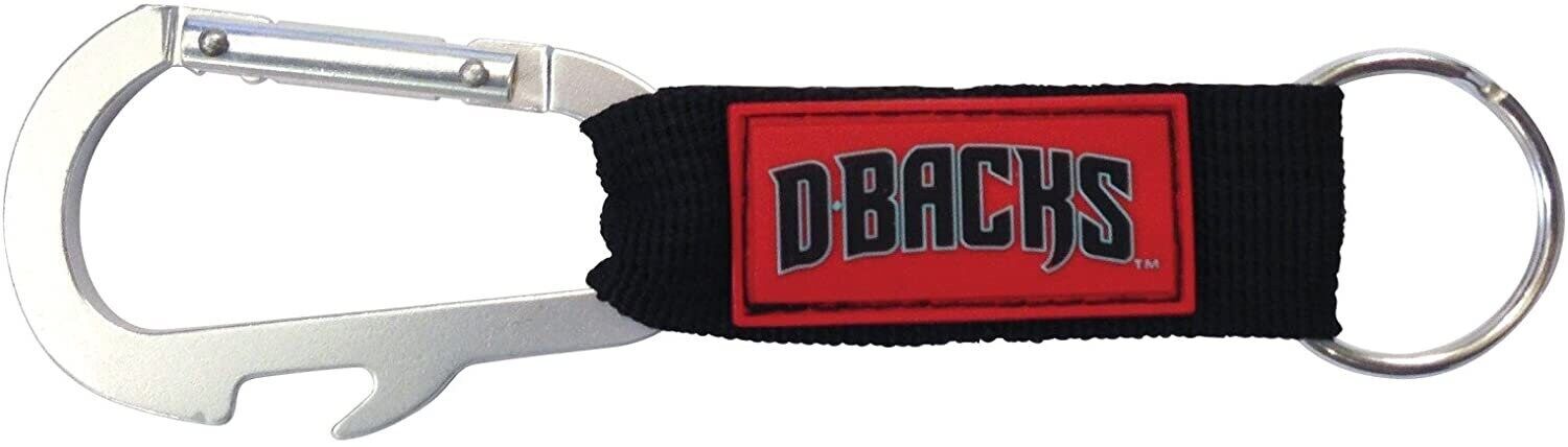 Arizona Diamondbacks Carabiner Keychains Keyrings with Bottle Opener