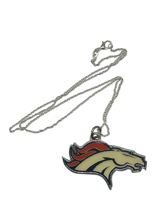 XL Denver Broncos Team Necklaces - 2 Inches Pendant