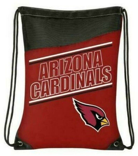 Arizona Cardinals Incline Style Backsacks Backpacks 18"H x 13.5"W  Braided Drawc