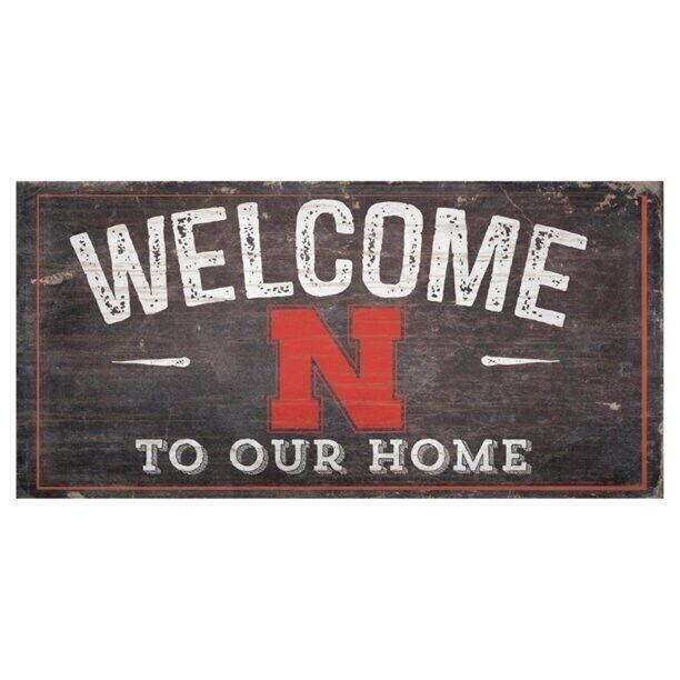 NCAA Welcome Home Wood Signs - Pick Your Team