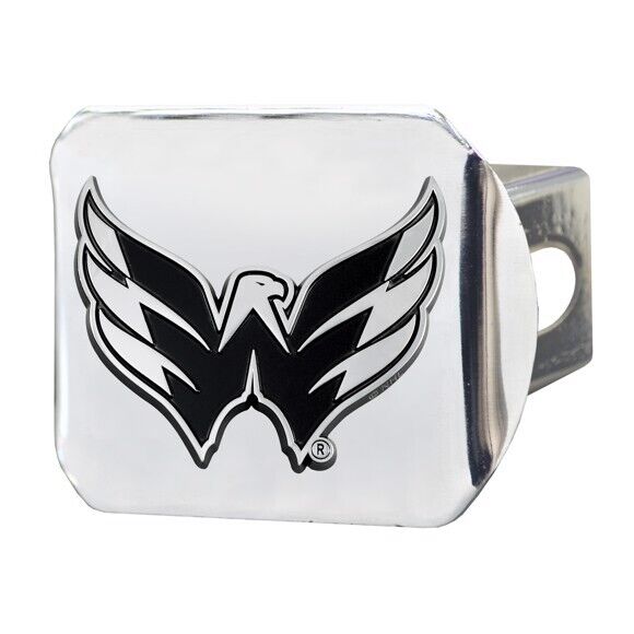 NHL Hitch Covers - Heavy Duty Chrome - 3.4" x 4" - PICK YOUR TEAM