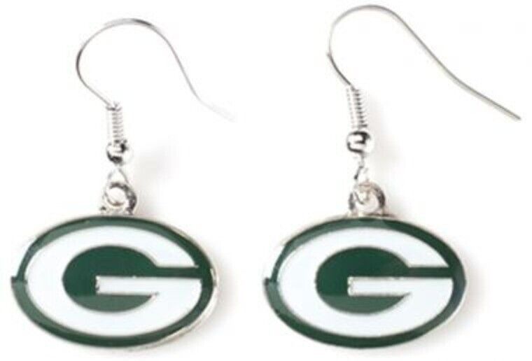 Green Bay Packers Dangler Earrings