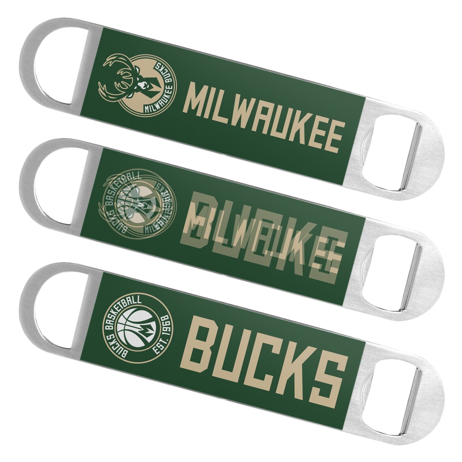 Milwaukee Bucks Lenticular Hologram Bottle Opener  7"